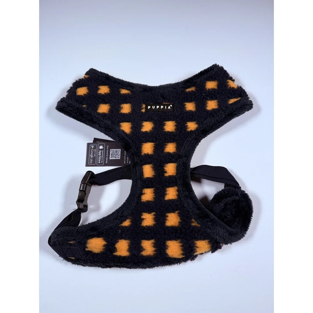 Dog Harness Over-The-Head Warm Winter Tumbling Waffle Pattern Adjustable XL